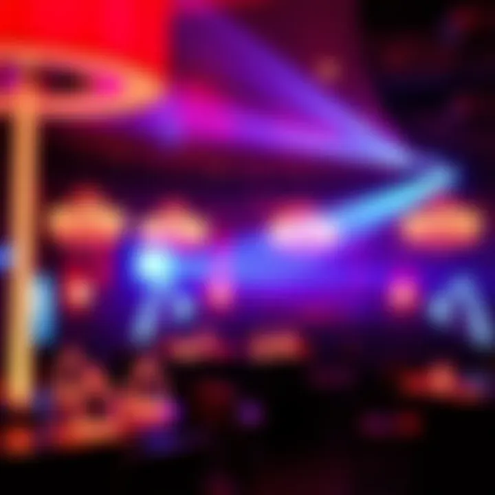 Immersive lighting effects at Zouk