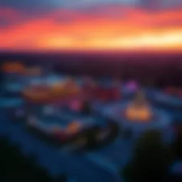 Aerial view of Florence Kentucky Casino
