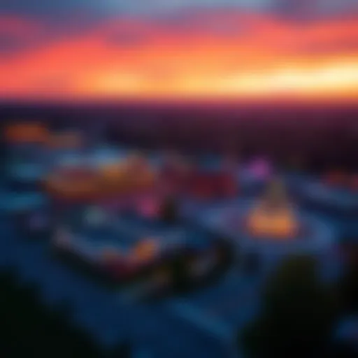 Aerial View of the Casino Complex Aerial view of Florence Kentucky Casino