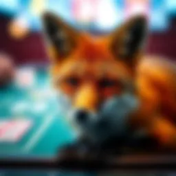 A fox symbolizing cunning and strategy in betting