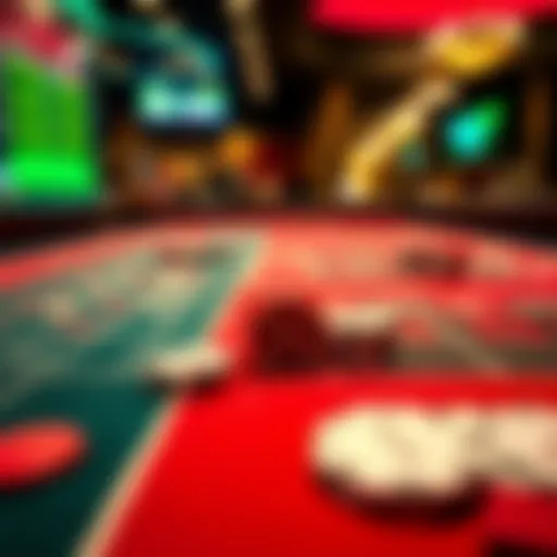 Understanding the Craps Table Craps table layout with chips and dice