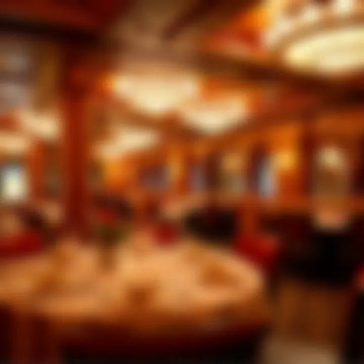 Delicious Dining Experience at Gold Coast Casino Cozy and elegant dining area with a selection of diverse cuisine
