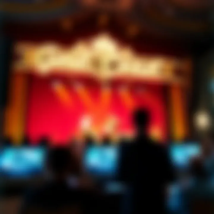 Live Entertainment at Gold Coast Casino Dynamic entertainment stage featuring a live performance
