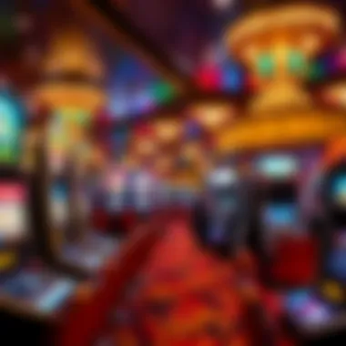 A visual representation of the Golden Nugget Casino's vibrant gaming floor.