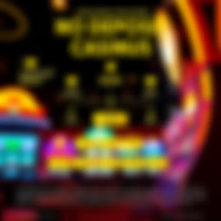 An infographic detailing the structure of the no deposit bonus.