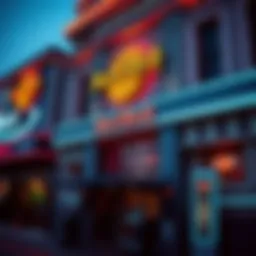 A vibrant view of Hard Rock Atlantic City exterior