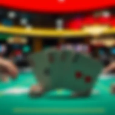 An Example of High Card Flush Gameplay High Card Flush gameplay example