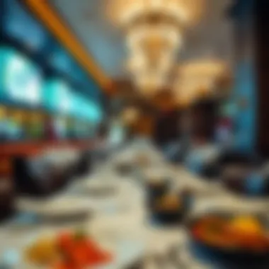 Dining Experience at Hollywood Casino Elegant dining area featuring a range of culinary dishes