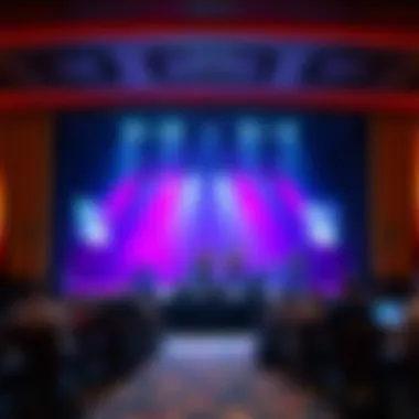 Live Entertainment at Hollywood Casino Live entertainment stage hosting a dynamic performance