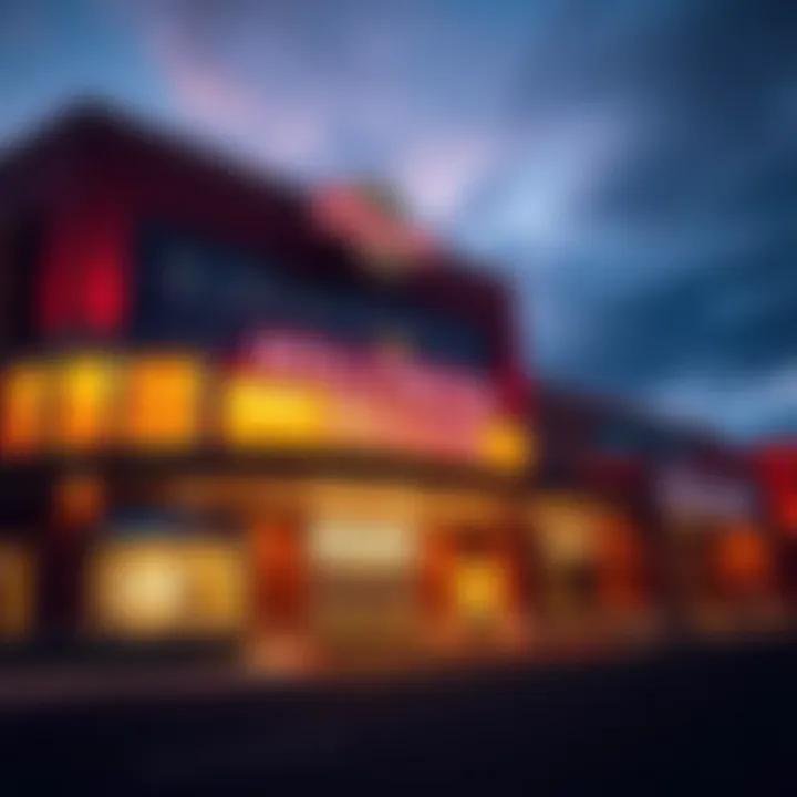 Hollywood Casino Exterior Overview of Hollywood Casino exterior showcasing its modern architecture