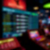 A dynamic online horse betting interface showcasing various race options