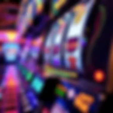 Jackpot Win Highlight Close-up of a jackpot win on a slot machine