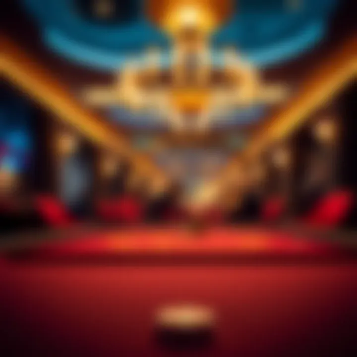 Focused Lighting: Enhancing the Poker Table Experience Close-up of a stylish poker table under focused lighting