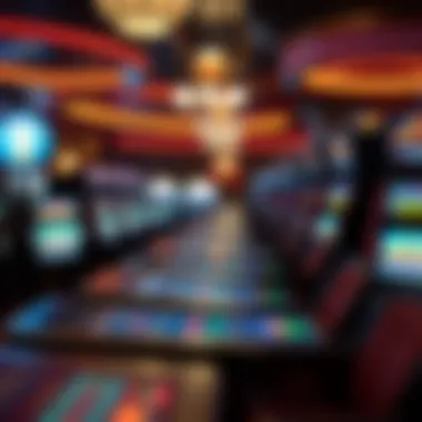 Exciting gaming tables inside Isle Capri casino