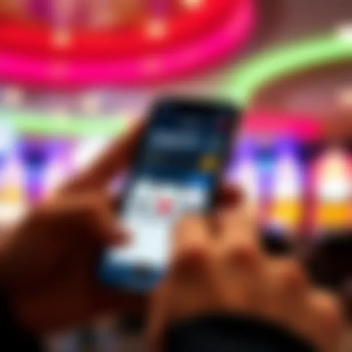 Jackpocket App in Action Jackpocket app interface on smartphone