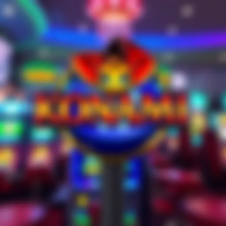 An artistic representation of a popular Konami game logo