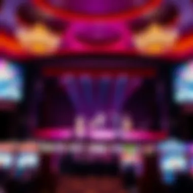 Entertainment stage within Lake Las Vegas Casino featuring live performances