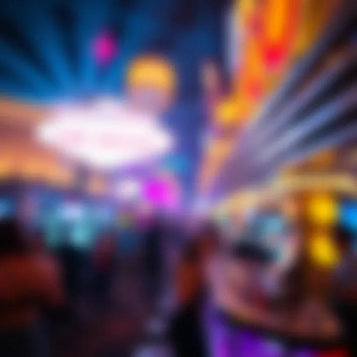 Vibrant Nightlife at Las Vegas Resorts Vibrant nightlife scene at a renowned resort