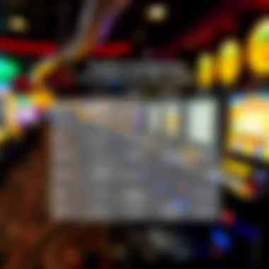 Comparison chart highlighting features of Luckyland Slots and its sister casinos