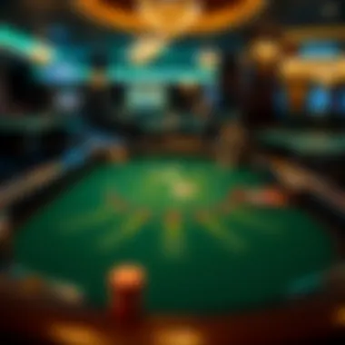 Blackjack Table Layout and Rules Illustration of blackjack table layout and rules