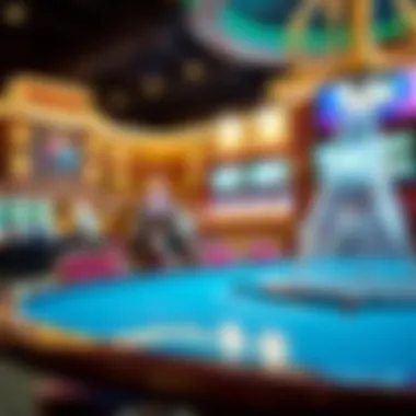 A scenic view of a casino resort highlighting its amenities and attractions