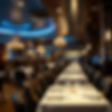 Gourmet Dining Experience An upscale dining establishment featuring gourmet cuisine and elegant decor