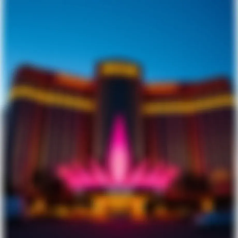 The stunning exterior architecture of MGM Mandalay Bay showcasing its unique design