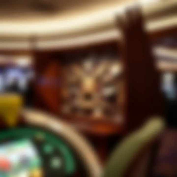 Cultural artifact display representing Miccosukee heritage within the casino