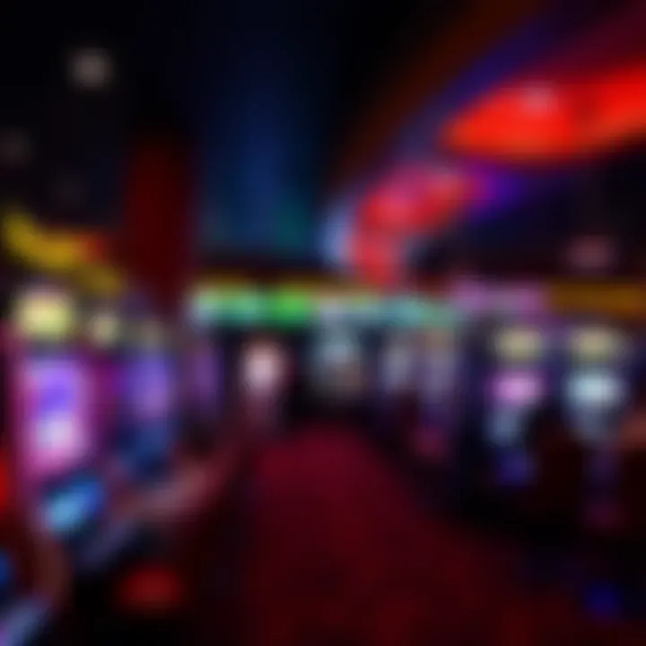 Interior shot of gaming floor with patrons enjoying various games