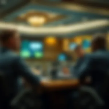 Management team strategizing in a conference room setting