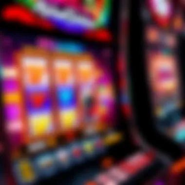 Vibrant Graphics of the Michael Jackson Slot Machine Close-up view of the Michael Jackson slot machine interface showcasing vibrant graphics.
