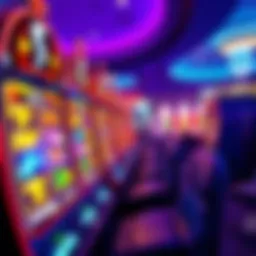 A vibrant depiction of Lightning Link casino slots showcasing colorful symbols and engaging gameplay.