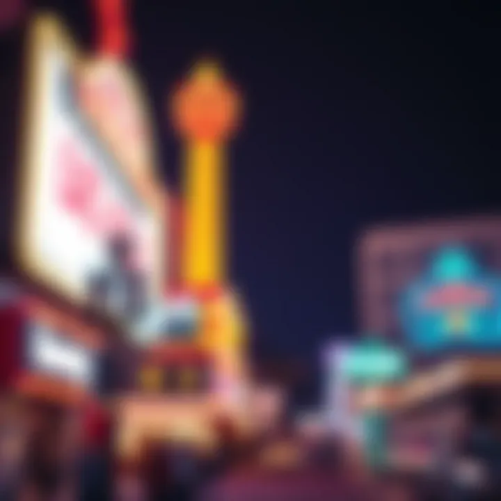 Vibrant Las Vegas Strip filled with excitement