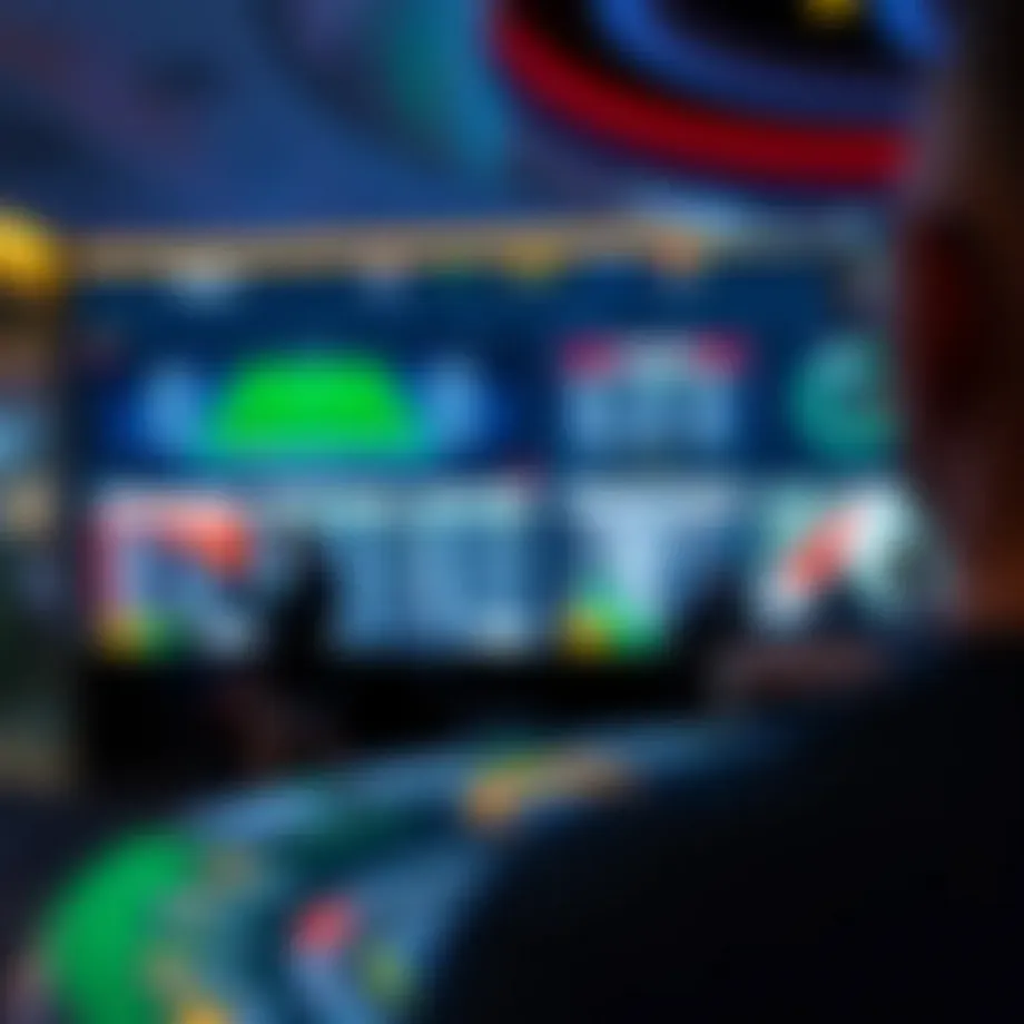 Overview of various sports betting platforms showcasing their user interfaces
