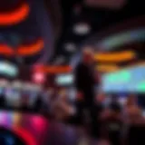 View of a modern sportsbook in New Jersey with patrons enjoying the experience