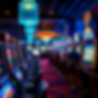 Casino floor showing players engaged with new slot technology