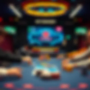 The Evolution of Poker Tournaments Trendy poker tournament showcasing technology