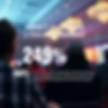 Infographic on fan engagement statistics linked to sports betting