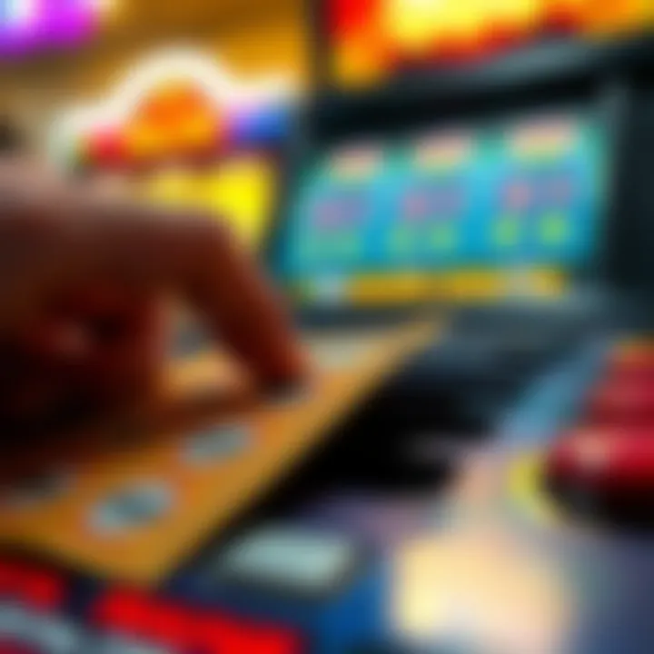 The Thrill of Scratching Off A close-up of a scratch-off ticket being scratched revealing potential winnings