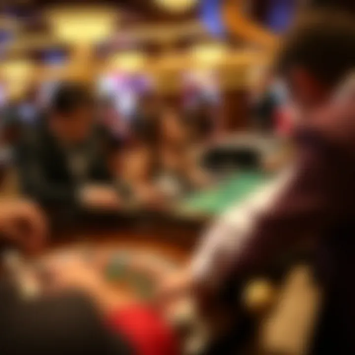Exciting Roulette Gameplay Passengers enjoying a game of roulette at sea