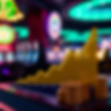 Graph indicating trends in online gambling over recent years