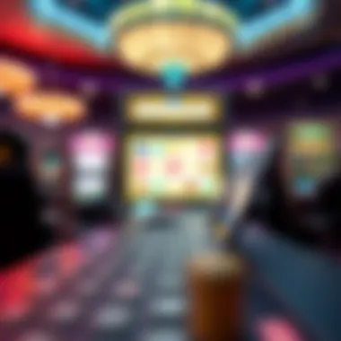 A digital interface showcasing online gambling trends