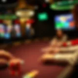 Competitive online poker game in progress