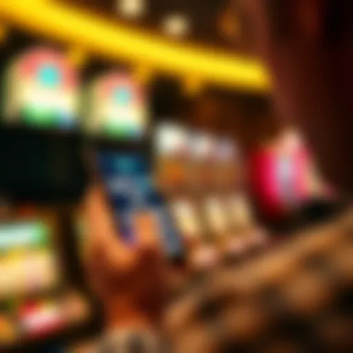 User engaging with the Pennsylvania iLottery app on a smartphone