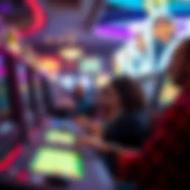 Immersive Gameplay Experience A player engaged in an intense gaming session