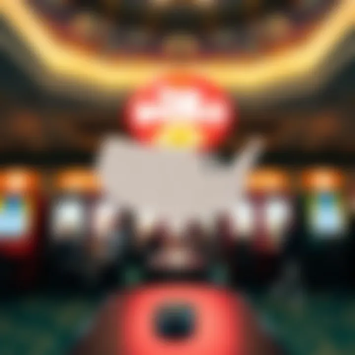 Graphical representation of state regulations on online gambling