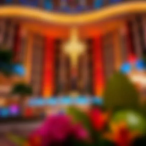 Architectural beauty of Resorts World Casino Queens Hotel showcasing its unique design