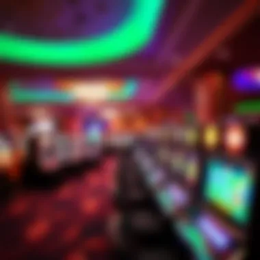Vibrant Gaming Atmosphere at River Valley Casino Hotel Exciting gaming floor featuring various gaming tables and machines
