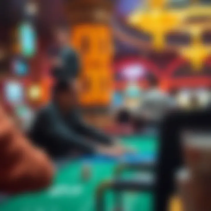 Ensuring Safety in Online Gambling A secure online gambling environment illustration