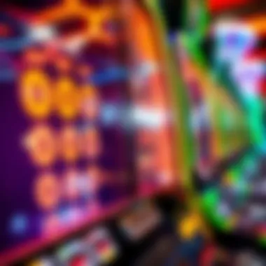 Lottery Draw Machine A close-up of a lottery draw machine in action